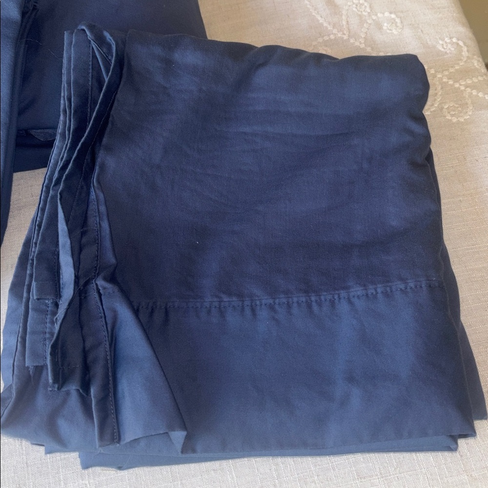 Navy Full Size Sheet Set - Picture 3 of 4